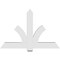 Ekena Millwork Redmond Architectural Grade PVC Gable Bracket, 60"W x 40"H x 4"D x 6"F, 16/12 Pitch GBP060X40X0406RED00 - alternate 5
